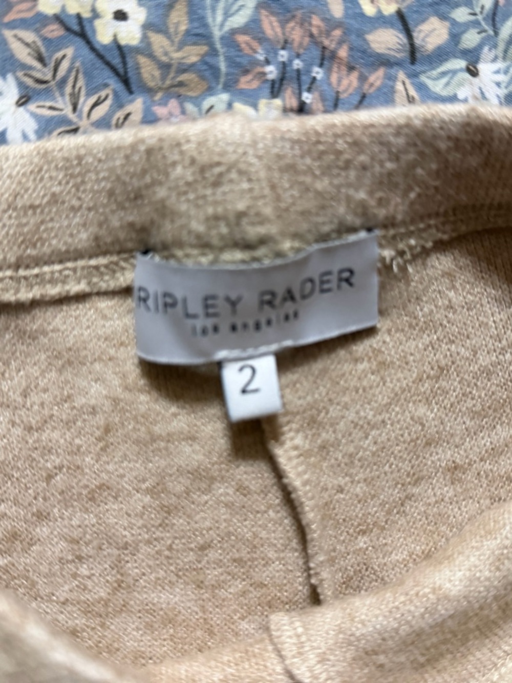 Ripley Rader High-Rise Wide Leg Knit Pants in Taupe - Picture 3 of 3